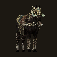 Noble Black Horse