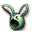 Rabbit Ears (green)