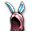 Bunny Ears+ (blue)